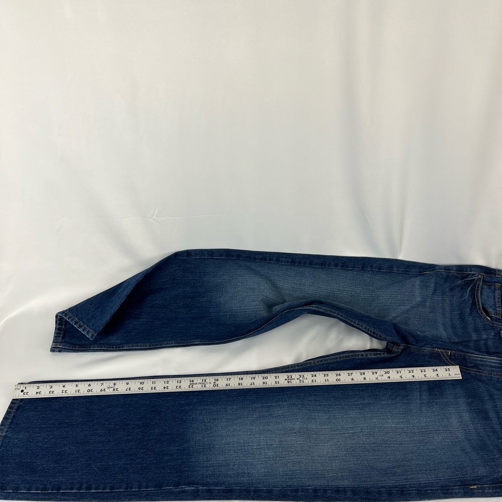 Men’s Nautica Relaxed Fit Stretch Denim Medium Blue Wash 38” x 32” RN# 67835 - Picture 11 of 15